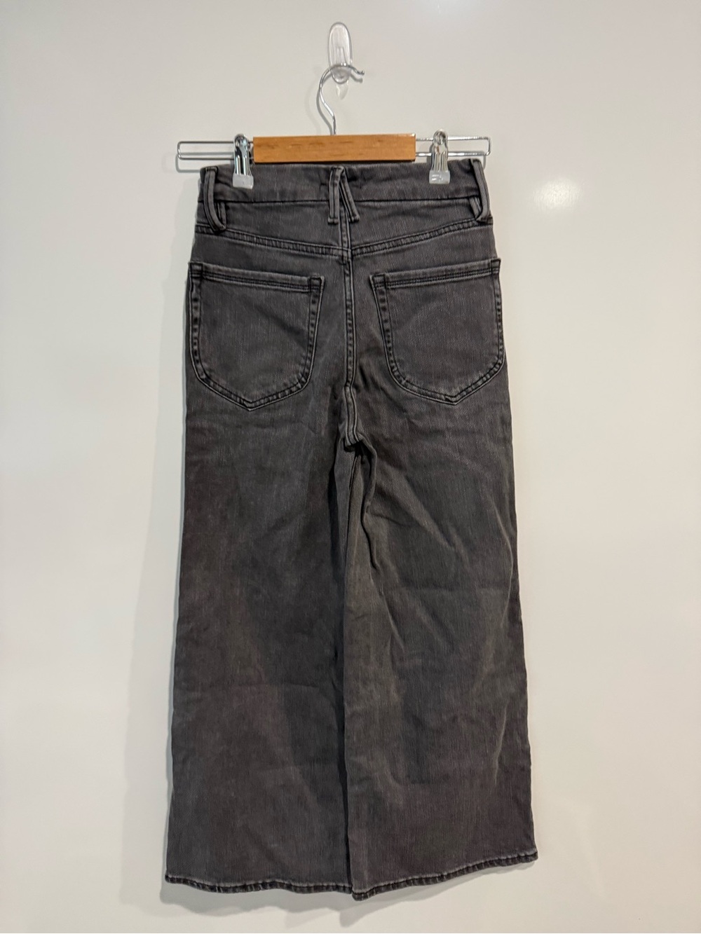 Good American Good Waist Palazzo Crop Jeans - Picture 6 of 9
